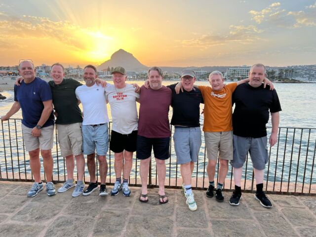 Javea 24 - beautiful place - first of a few nights! 
You can grow old - kicking and screaming! 
🙄😂❤️